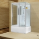 Showers with a high tray: varieties, sizes and tips for choosing
