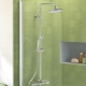 Shower racks with mixer: what are they and how to choose?