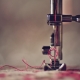 Adjusting the thread tension on the sewing machine
