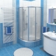 Corner showers: types and secrets of choice