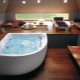 Corner baths with hydromassage: types, sizes and selection rules
