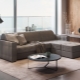 Sofa with pouf: model overview and selection