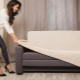 How to put on a sofa cover?