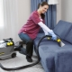 How to clean a sofa with a washing vacuum cleaner?