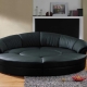Round sofas: types and use in the interior