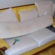 Features of replacing foam rubber in the sofa