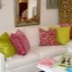 Sofa cushions: types, sizes and location options