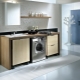 Countertop under the sink and washing machine: types and choices in the bathroom