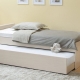 Ottoman with orthopedic mattress and box for linen: types and selection