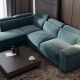 Corner sofas with ottoman: types, sizes and selection