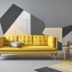 Yellow sofas: use in the interior, color combinations