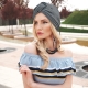 Summer turban: materials and colors