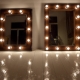 Choosing lamps for the dressing room mirror