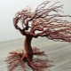 How to make a wood from wire with your own hands?
