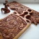 Carved boards: types, rules of choice and care