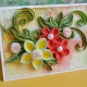 How to make a postcard using the quilling technique?