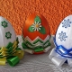 How to make an Easter egg using the kanzashi technique?