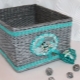 How to weave a box of newspaper tubes?