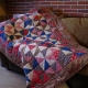 A patchwork quilt is a stylish piece of unnecessary things