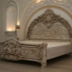 Features of carved wood beds