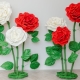 Large roses from foamiran