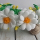 Making camomiles from foamiran