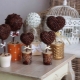 Making heart-shaped topiary from coffee