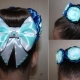 How to make bun ornaments using the kanzashi technique?