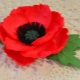 How to make foamiran poppies?