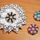 How to make the middle for kanzashi?
