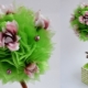 How to make organza topiary?