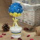 How to make a topiary using the kanzashi technique?