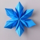 How to make a snowflake using origami technique and what is needed for this?