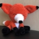 Fox amigurumi: knitting pattern and description