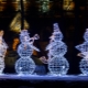 New Year LED figures
