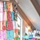 Variety and production of patchwork curtains