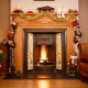 All about decorating a New Year's fireplace