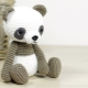 Crochet panda amigurumi