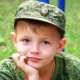 Children's clothing in military style