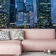 Wall mural Night city