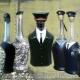 Bottle decoration on February 23
