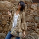 Choosing a boho-style cardigan