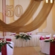 Hall decoration for the anniversary