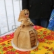 Making a pancake doll for Shrovetide