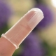 Features of finger brushes for cleaning teeth in babies