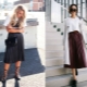 What can I wear with a pleated skirt below the knee?