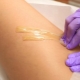 Hot wax for depilation