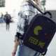 Overview of backpacks with a screen