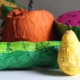 Papier-mâché fruits and vegetables
