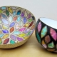 Making a plate using papier-mâché technique